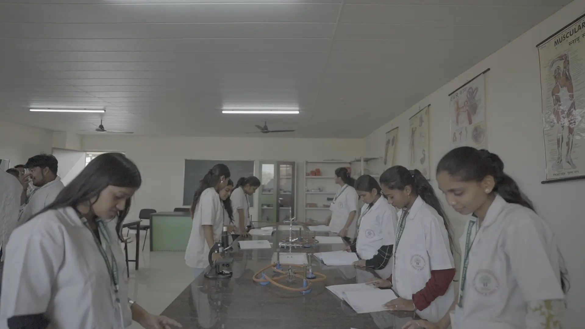 Students on campus
