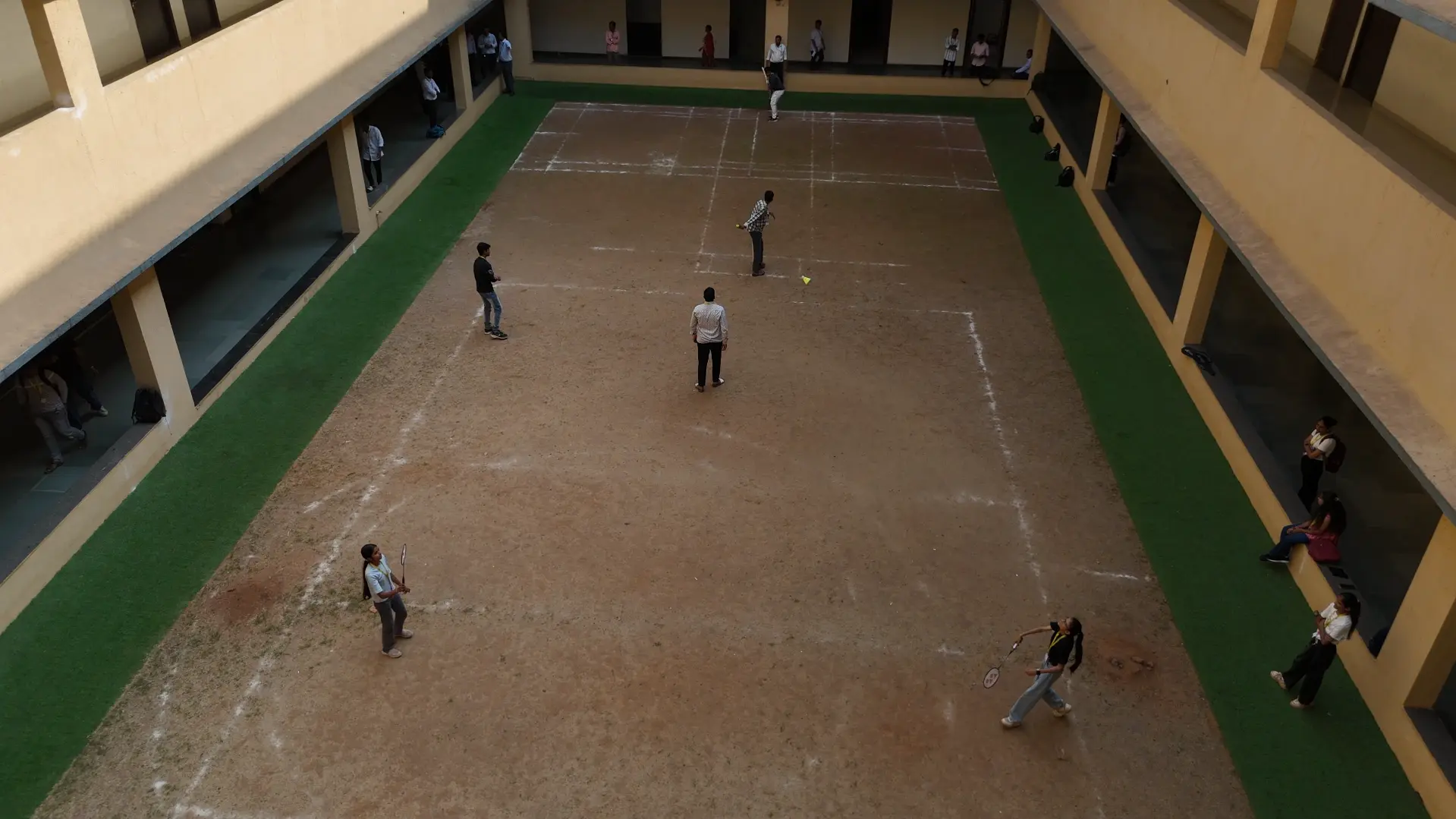 Students on campus
